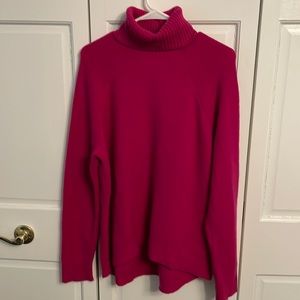 J.Crew Bright pink sweater